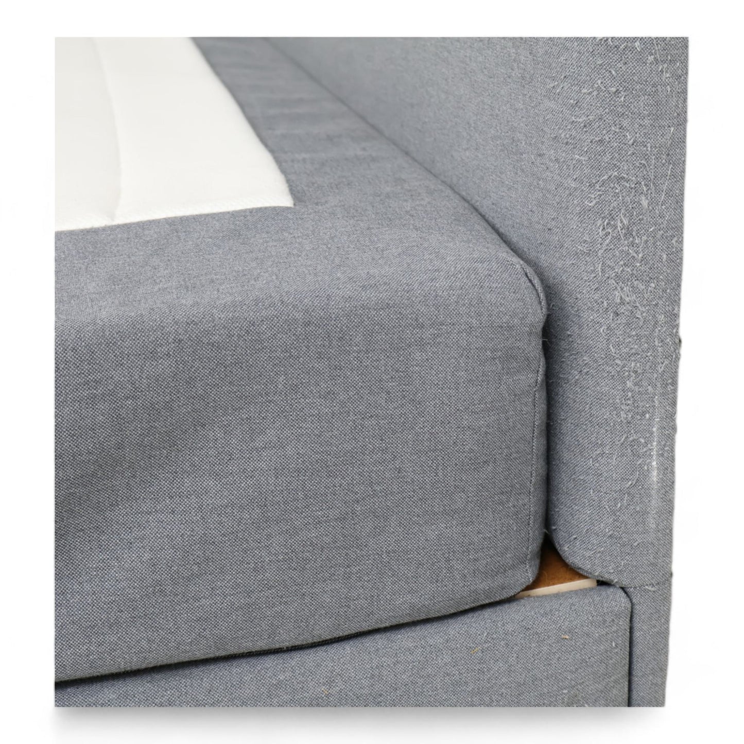 Nyrenset | Grå Ikea Säbövik seng 140x200