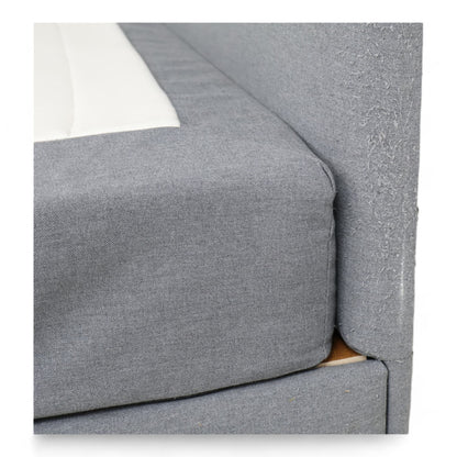 Nyrenset | Grå Ikea Säbövik seng 140x200