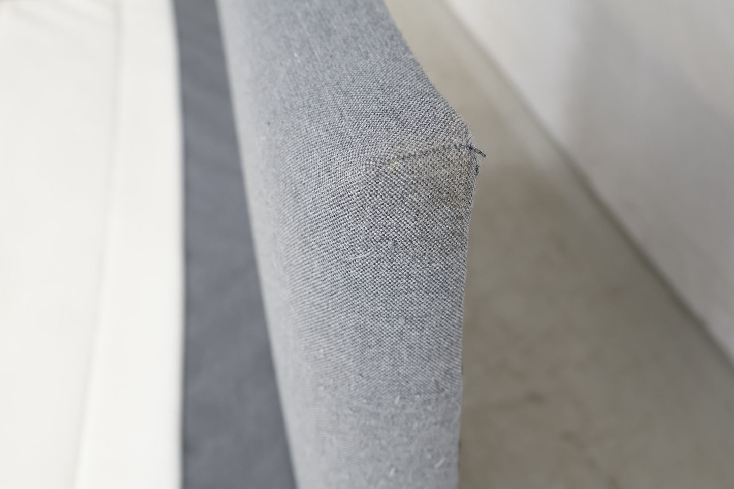 Nyrenset | Grå Ikea Säbövik seng 140x200