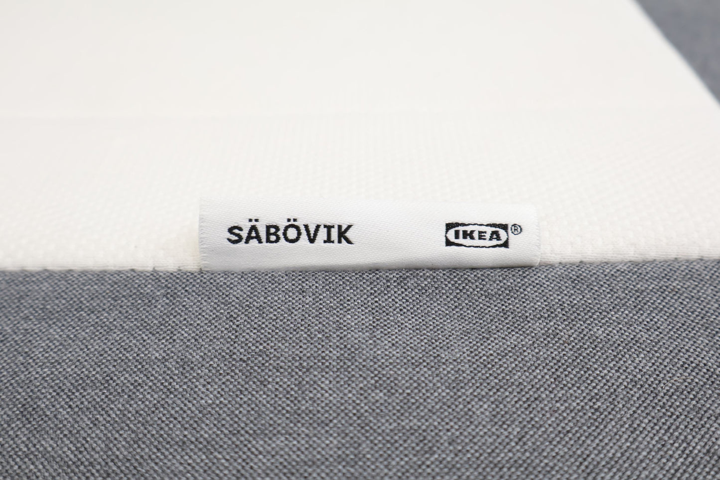 Nyrenset | Grå Ikea Säbövik seng 140x200