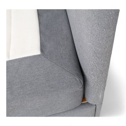 Nyrenset | Grå Ikea Säbövik seng 140x200