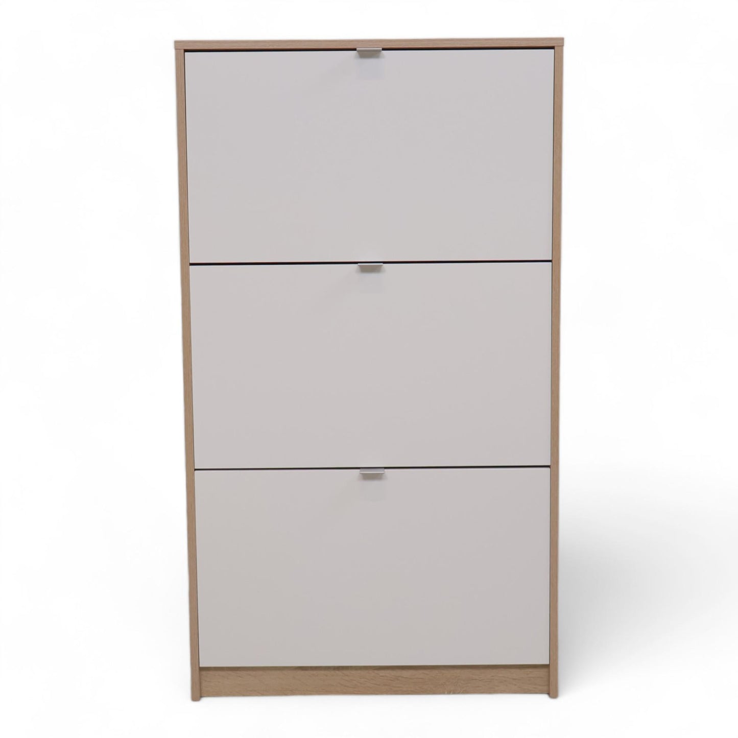 Hvit/tre skoskap fra Skeidar