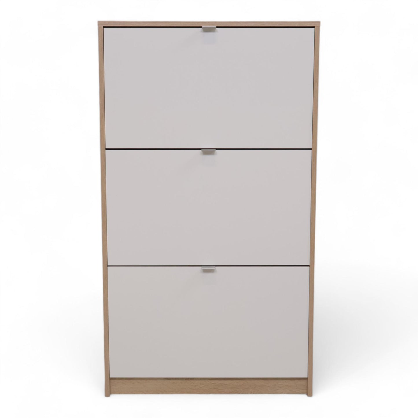 Hvit/tre skoskap fra Skeidar