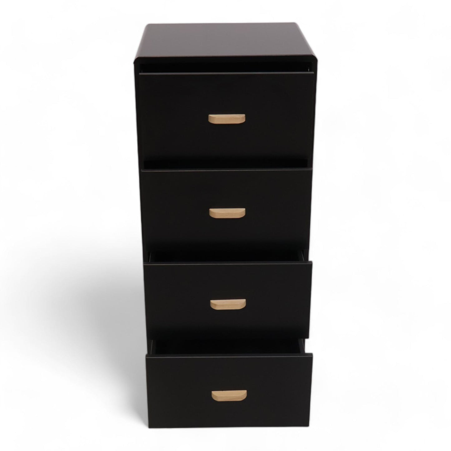 Mino kommode fra Bohus med fire skuffer i sort/eik