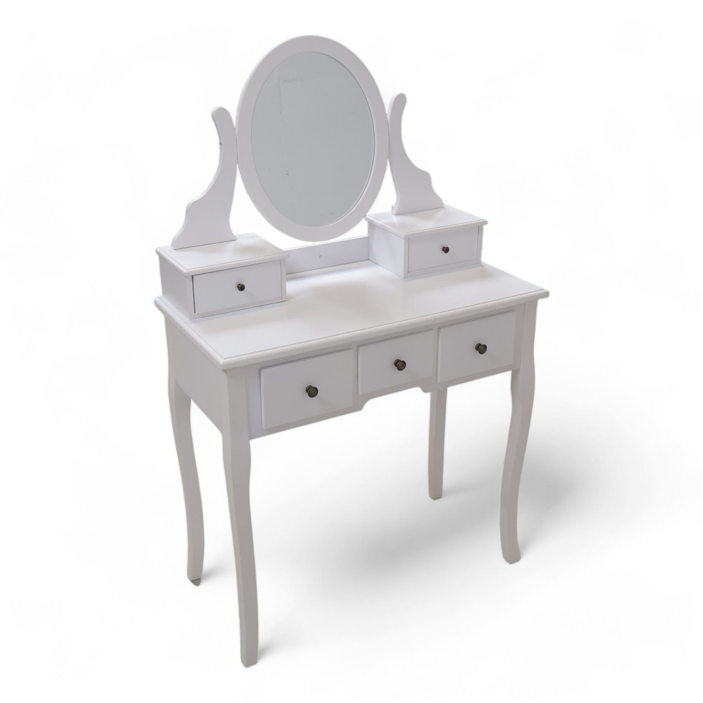 Kvalitetssikret | Jysk Malling sminkebord med speil og fem skuffer