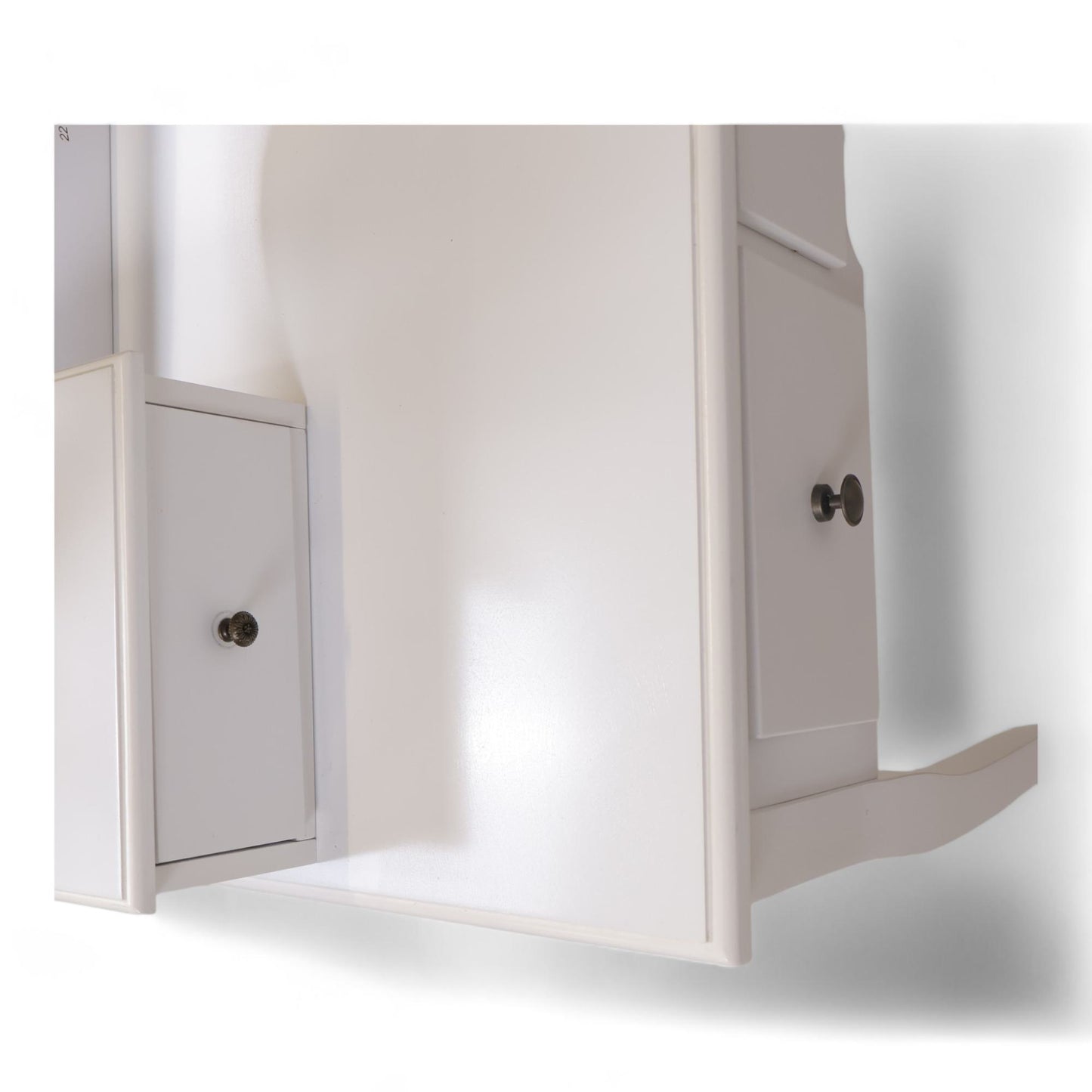 Kvalitetssikret | Jysk Malling sminkebord med speil og fem skuffer