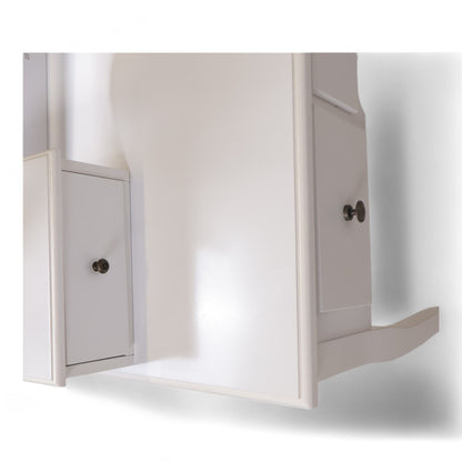 Kvalitetssikret | Jysk Malling sminkebord med speil og fem skuffer