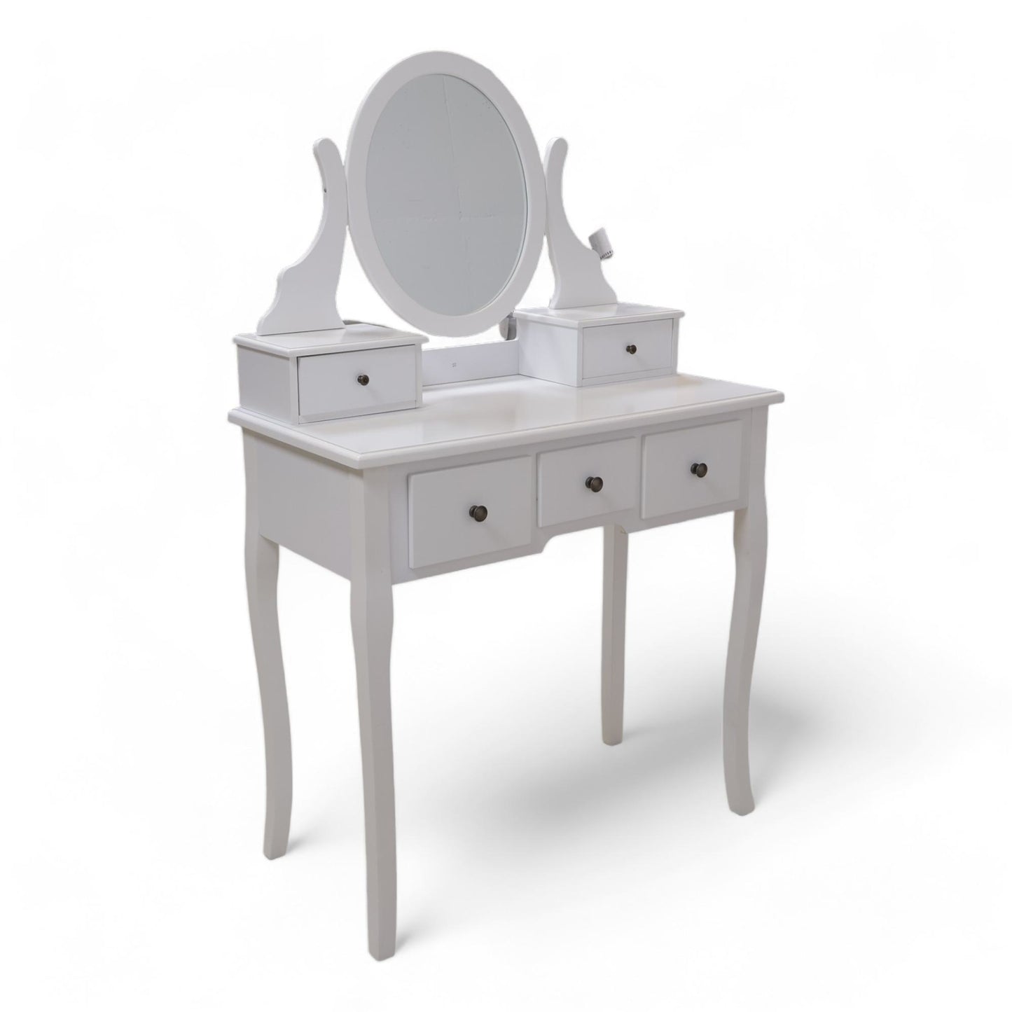 Kvalitetssikret | Jysk Malling sminkebord med speil og fem skuffer