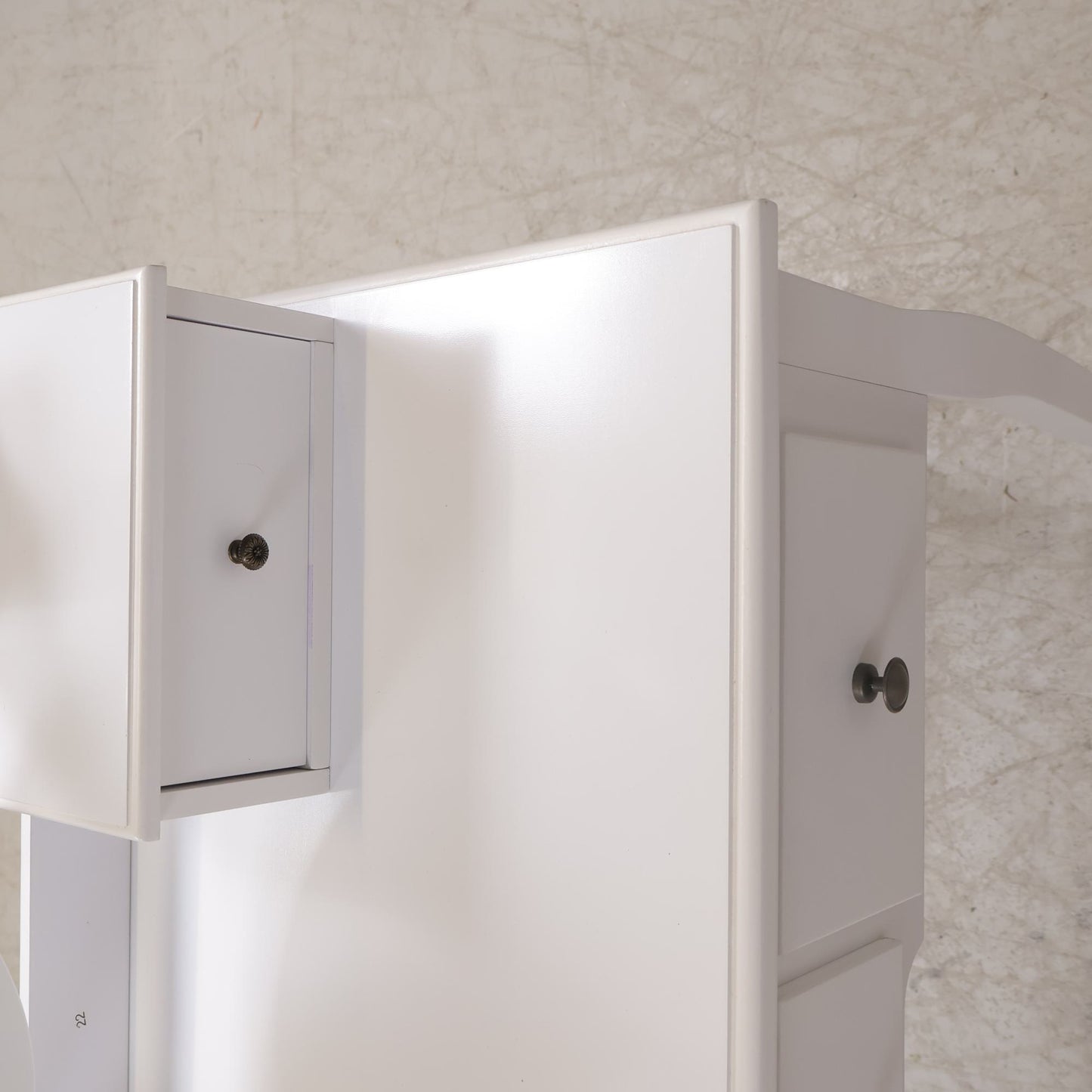 Kvalitetssikret | Jysk Malling sminkebord med speil og fem skuffer