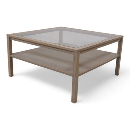 Kvalitetssikret | Sofabord i glass og tre