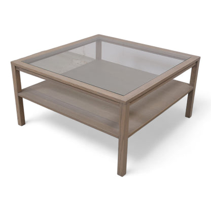 Kvalitetssikret | Sofabord i glass og tre