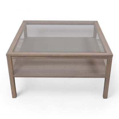 Kvalitetssikret | Sofabord i glass og tre