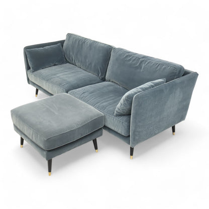 Nyrenset | Ilva 3-seter sofa med puff