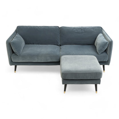 Nyrenset | Ilva 3-seter sofa med puff
