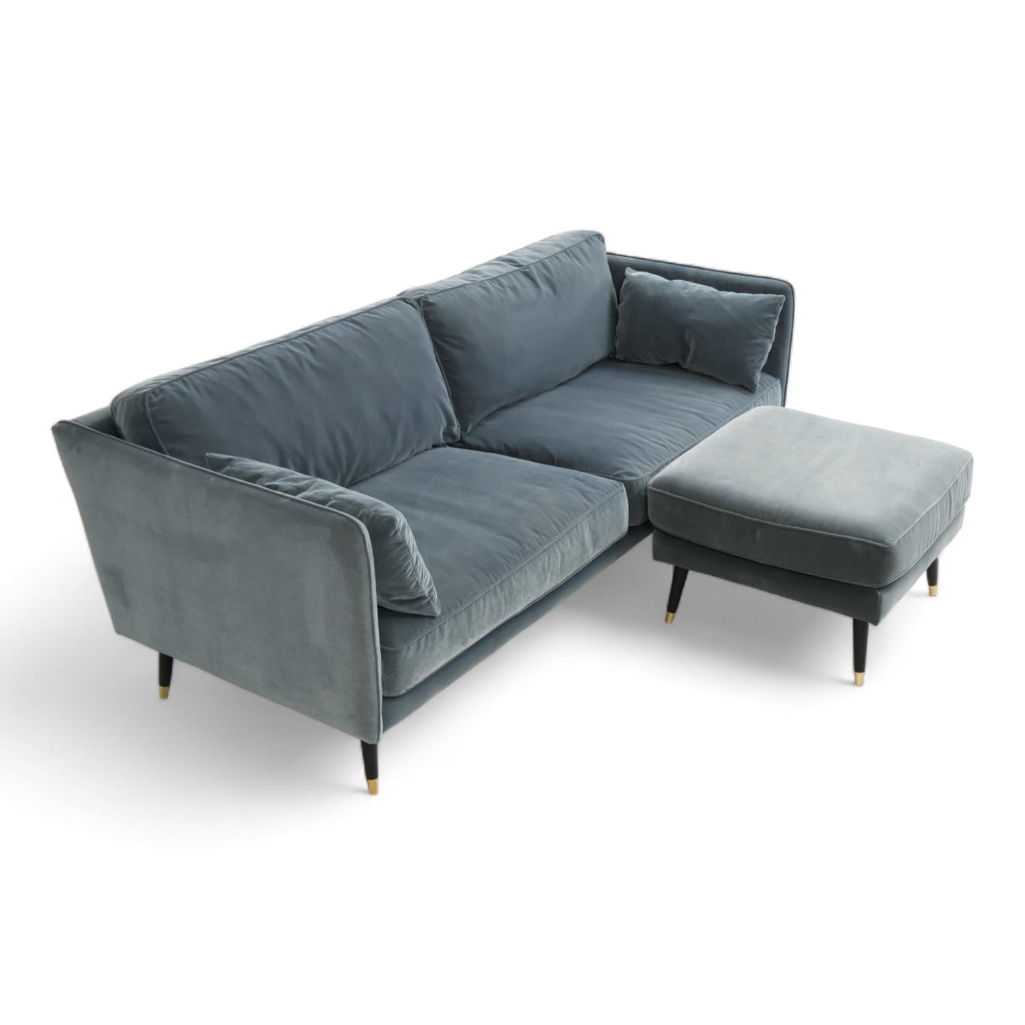 Nyrenset | Ilva 3-seter sofa med puff
