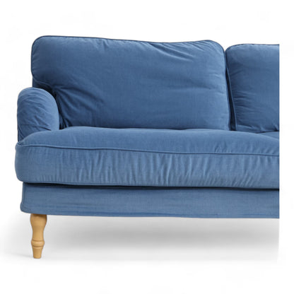 Nyrenset | Blå IKEA STOCKSUND 3-seter sofa