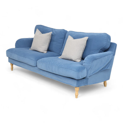Nyrenset | Blå IKEA STOCKSUND 3-seter sofa