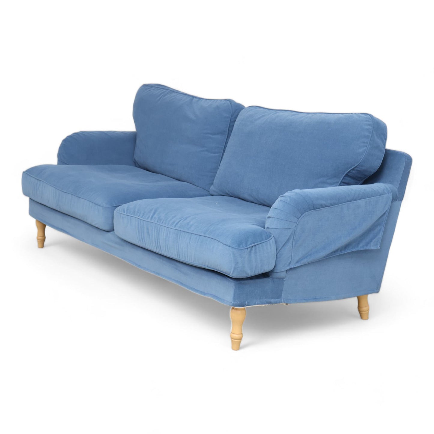 Nyrenset | Blå IKEA STOCKSUND 3-seter sofa