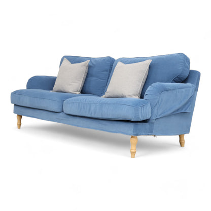 Nyrenset | Blå IKEA STOCKSUND 3-seter sofa