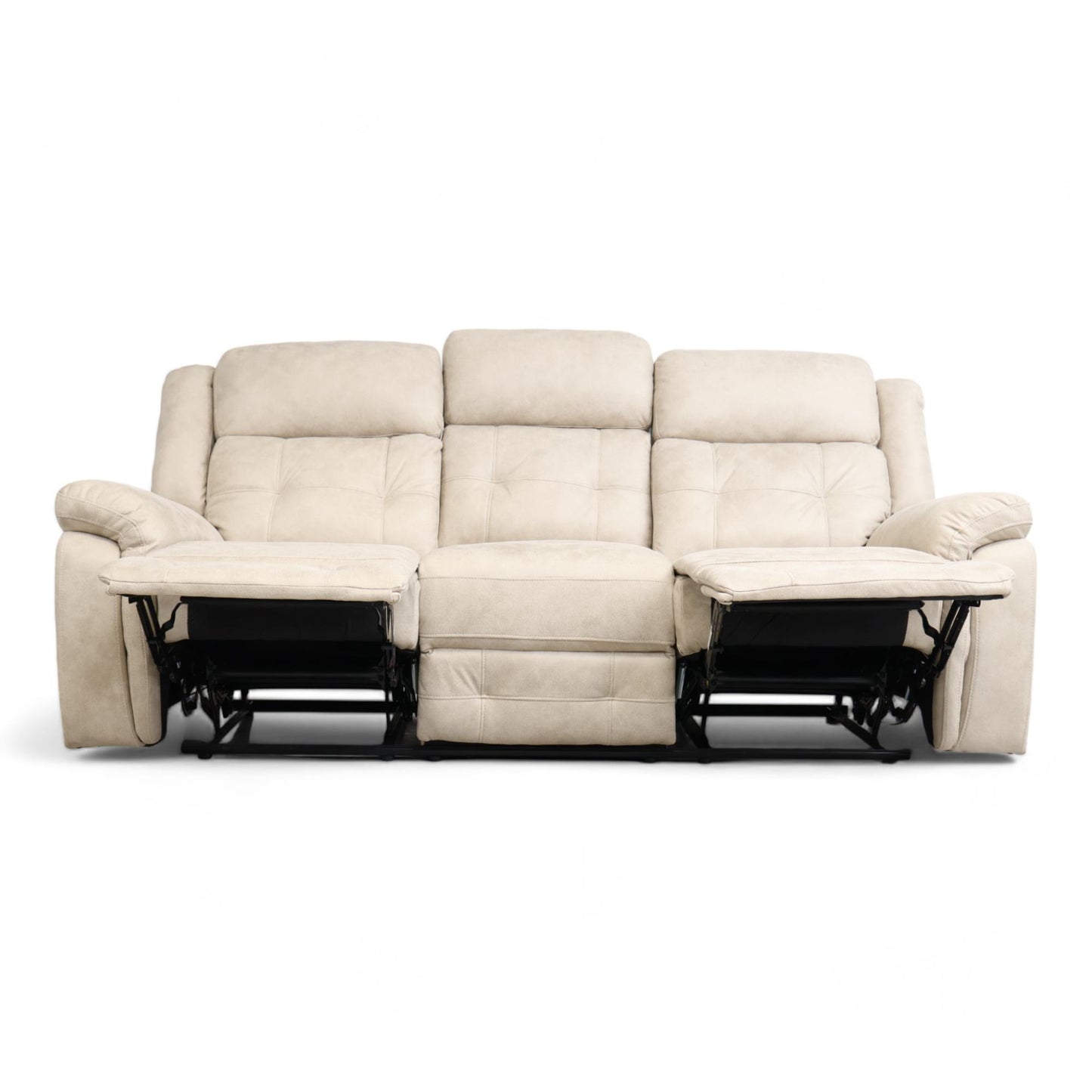 Nyrenset | Minnesota Recliner 3-seter i beige skinn