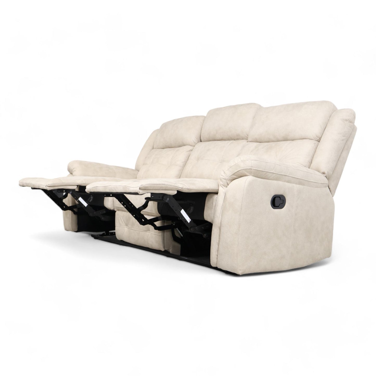 Nyrenset | Minnesota Recliner 3-seter i beige skinn