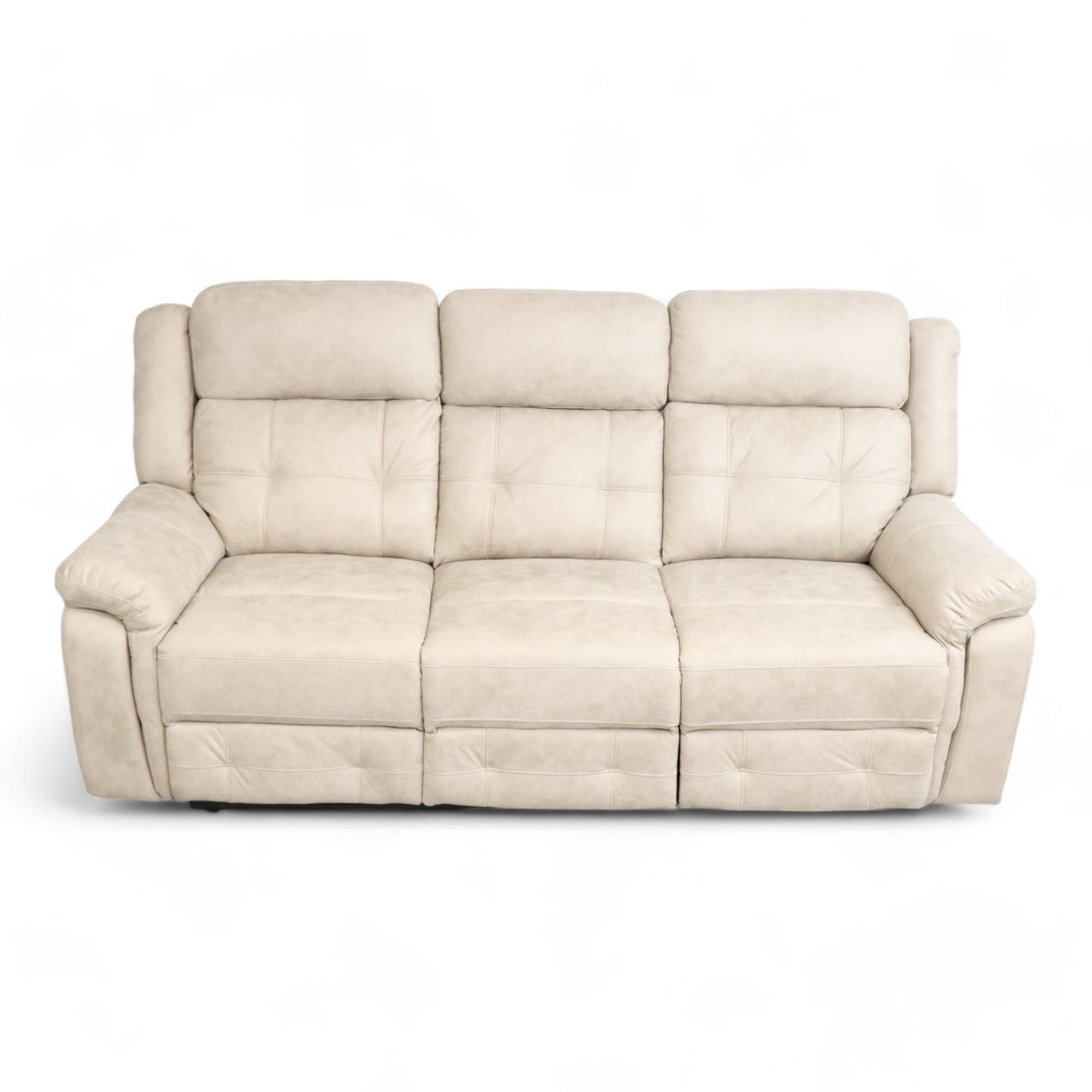 Nyrenset | Minnesota Recliner 3-seter i beige skinn