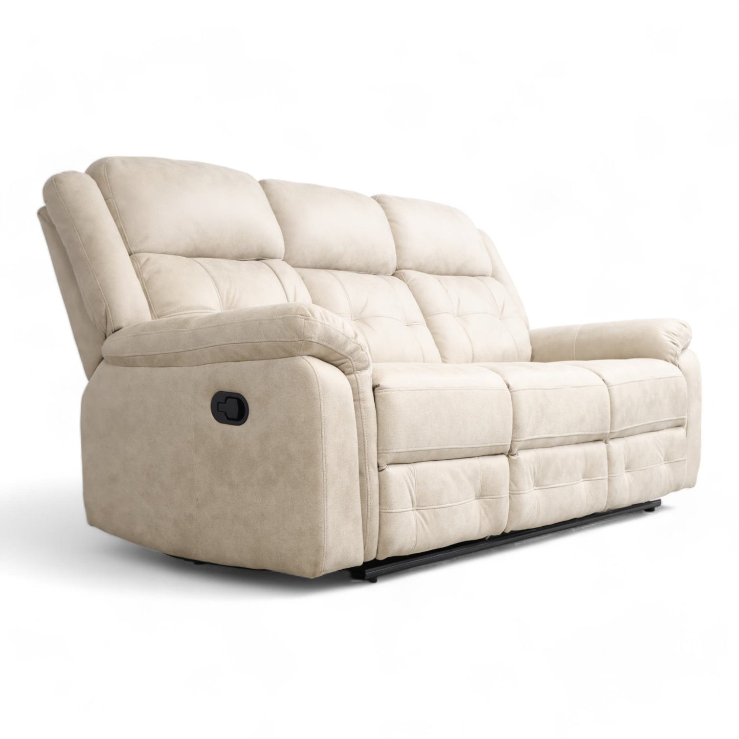 Nyrenset | Minnesota Recliner 3-seter i beige skinn