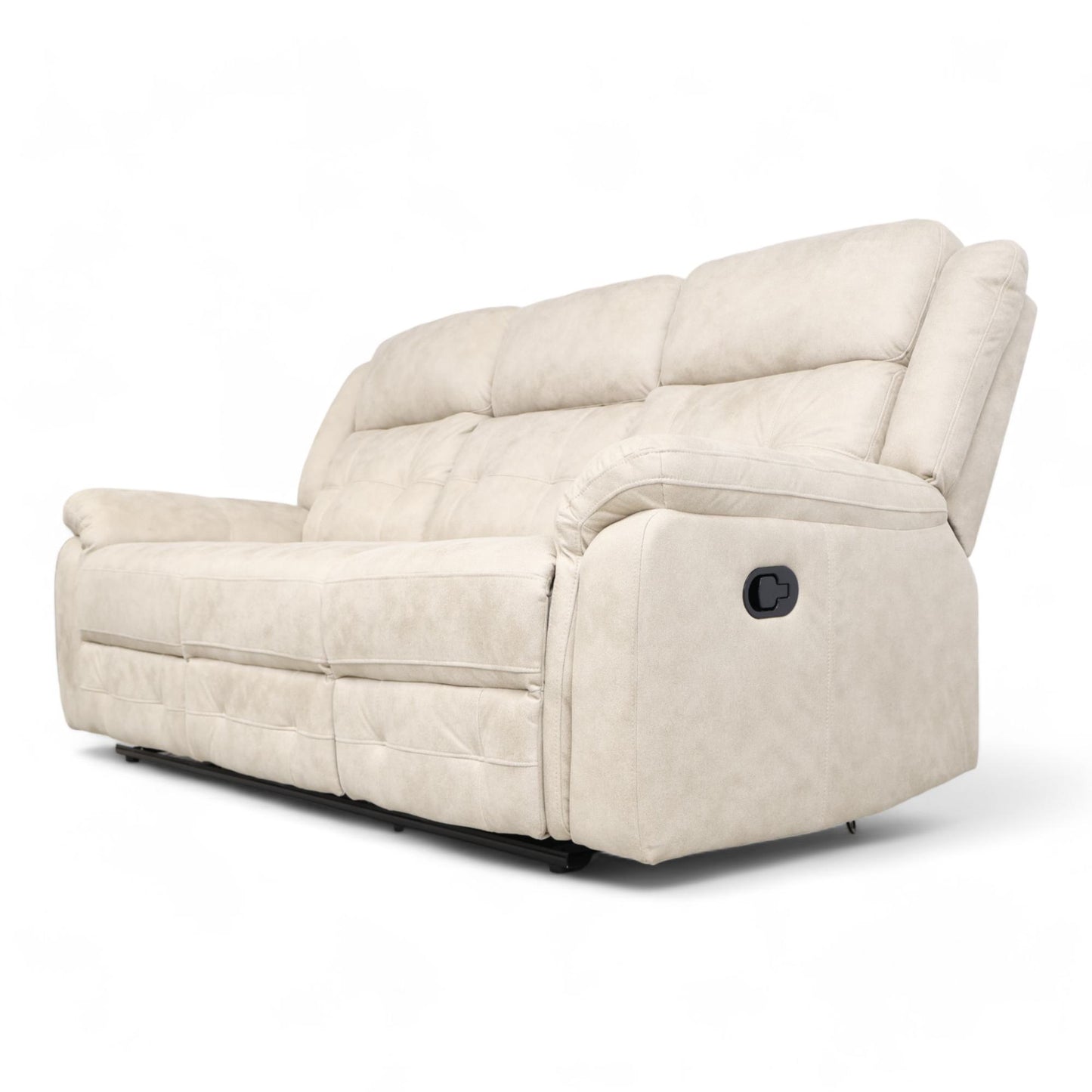 Nyrenset | Minnesota Recliner 3-seter i beige skinn