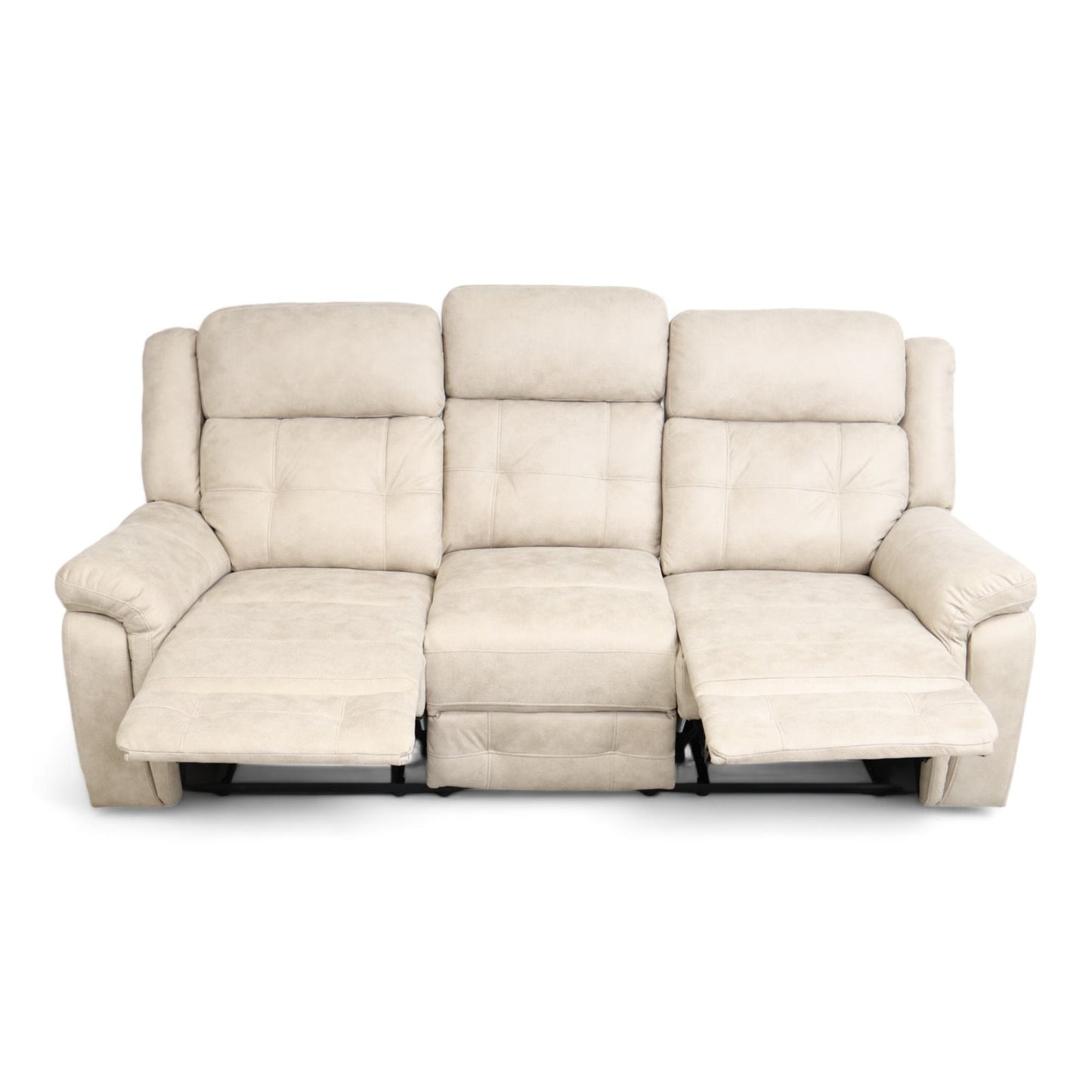 Nyrenset | Minnesota Recliner 3-seter i beige skinn