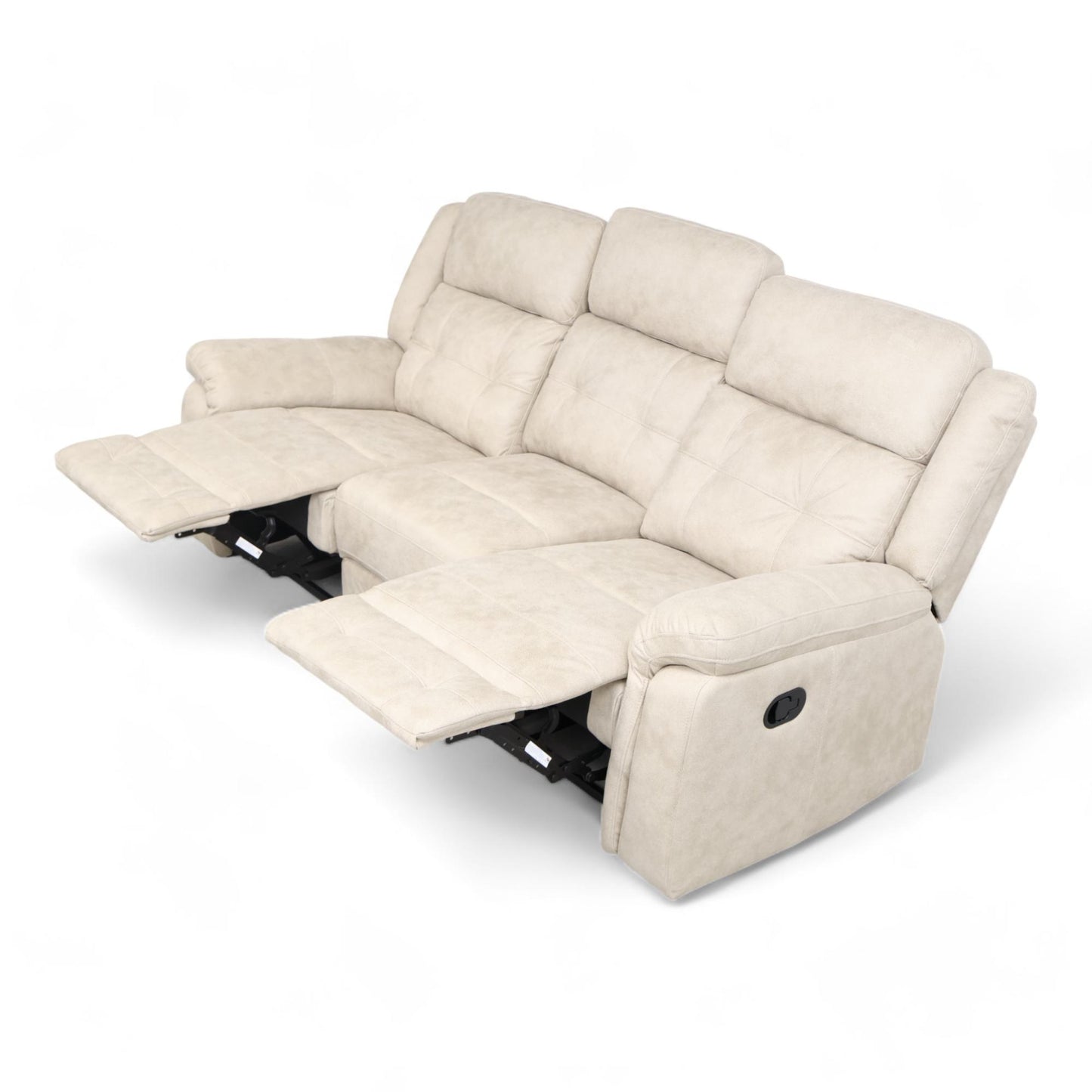 Nyrenset | Minnesota Recliner 3-seter i beige skinn