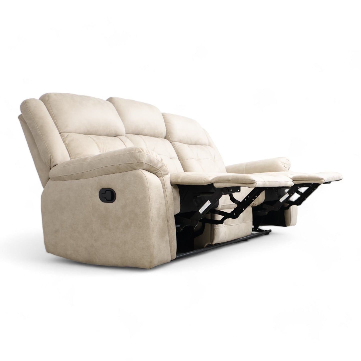 Nyrenset | Minnesota Recliner 3-seter i beige skinn