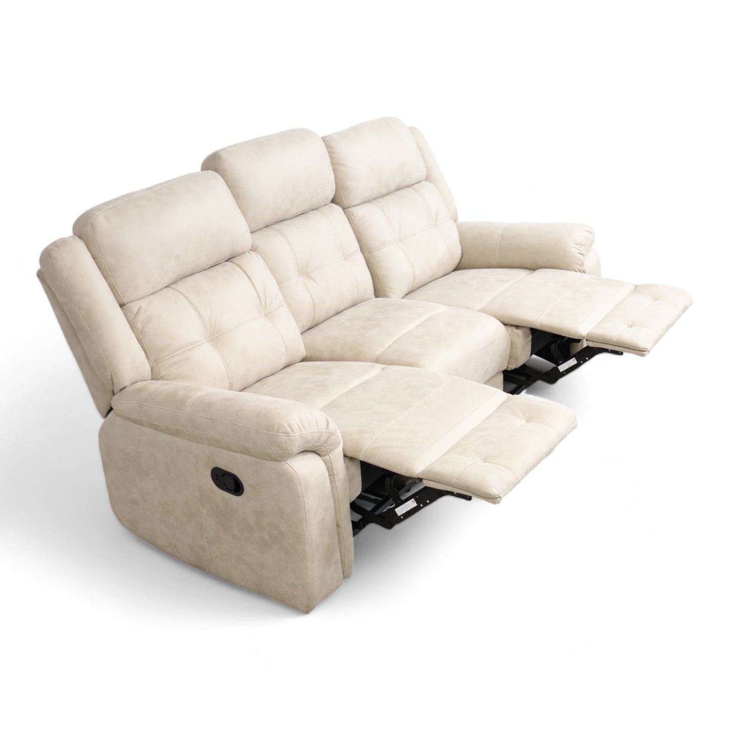 Nyrenset | Minnesota Recliner 3-seter i beige skinn