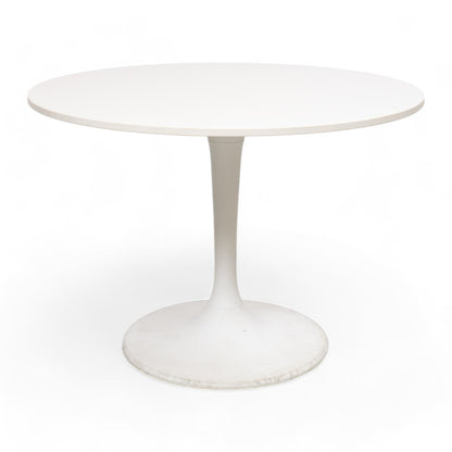 Nyrenset | Hvitt IKEA Docksta rundt spisebord 103cm