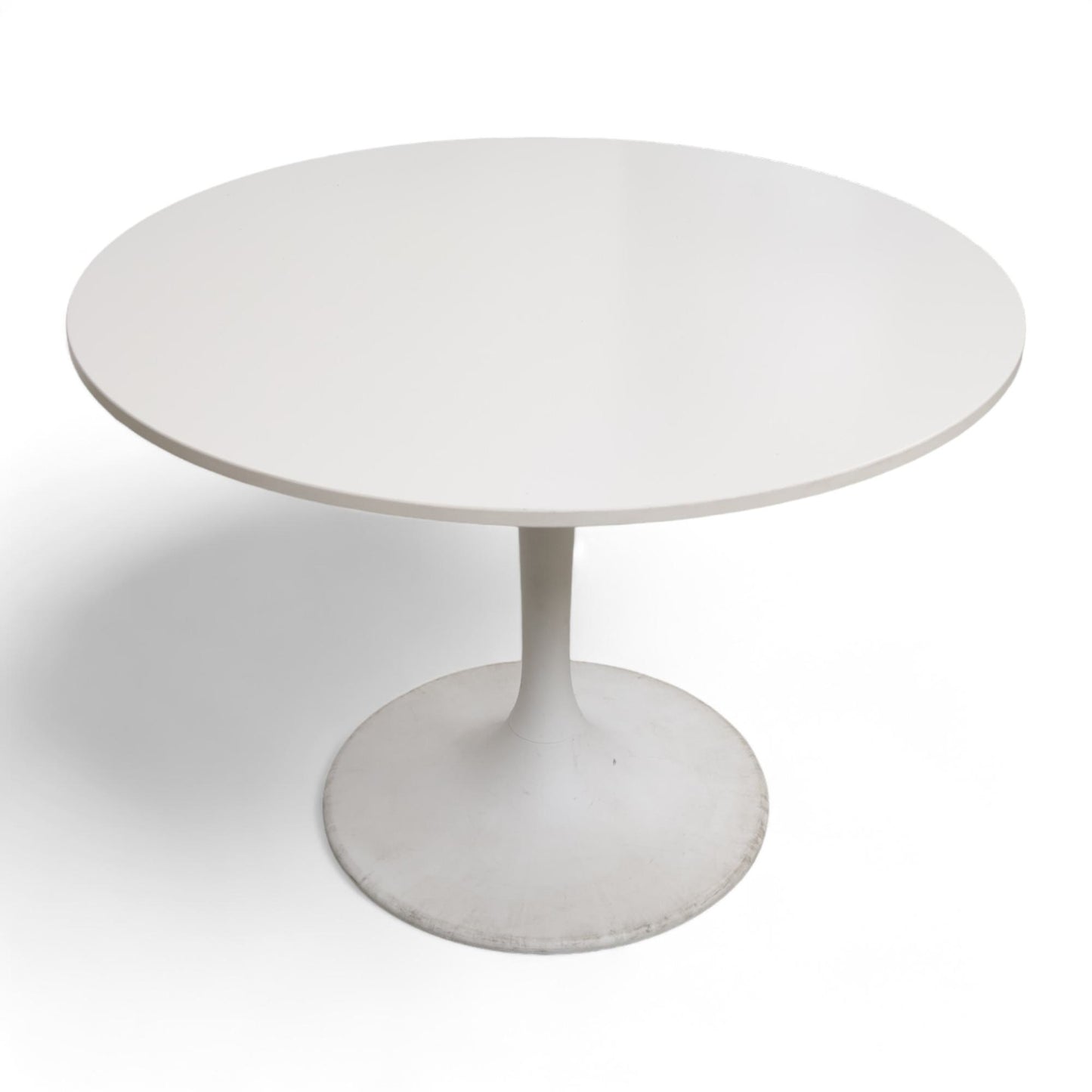 Nyrenset | Hvitt IKEA Docksta rundt spisebord 103cm