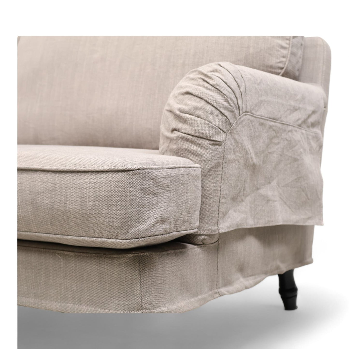 Nyrenset | Grå Ikea Stocksund 3-seter sofa