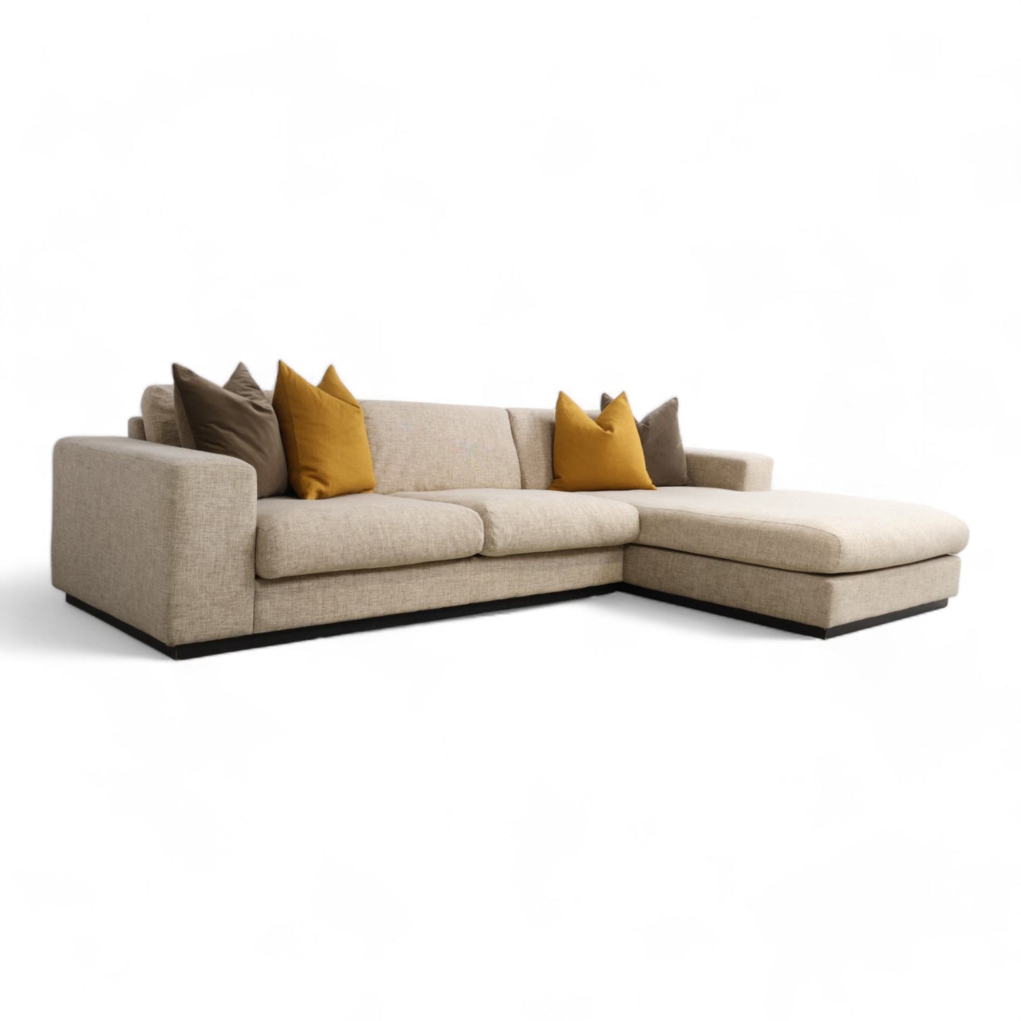 Nyrenset | Beige Bolia Sepia 3-seter sofa med sjeselong