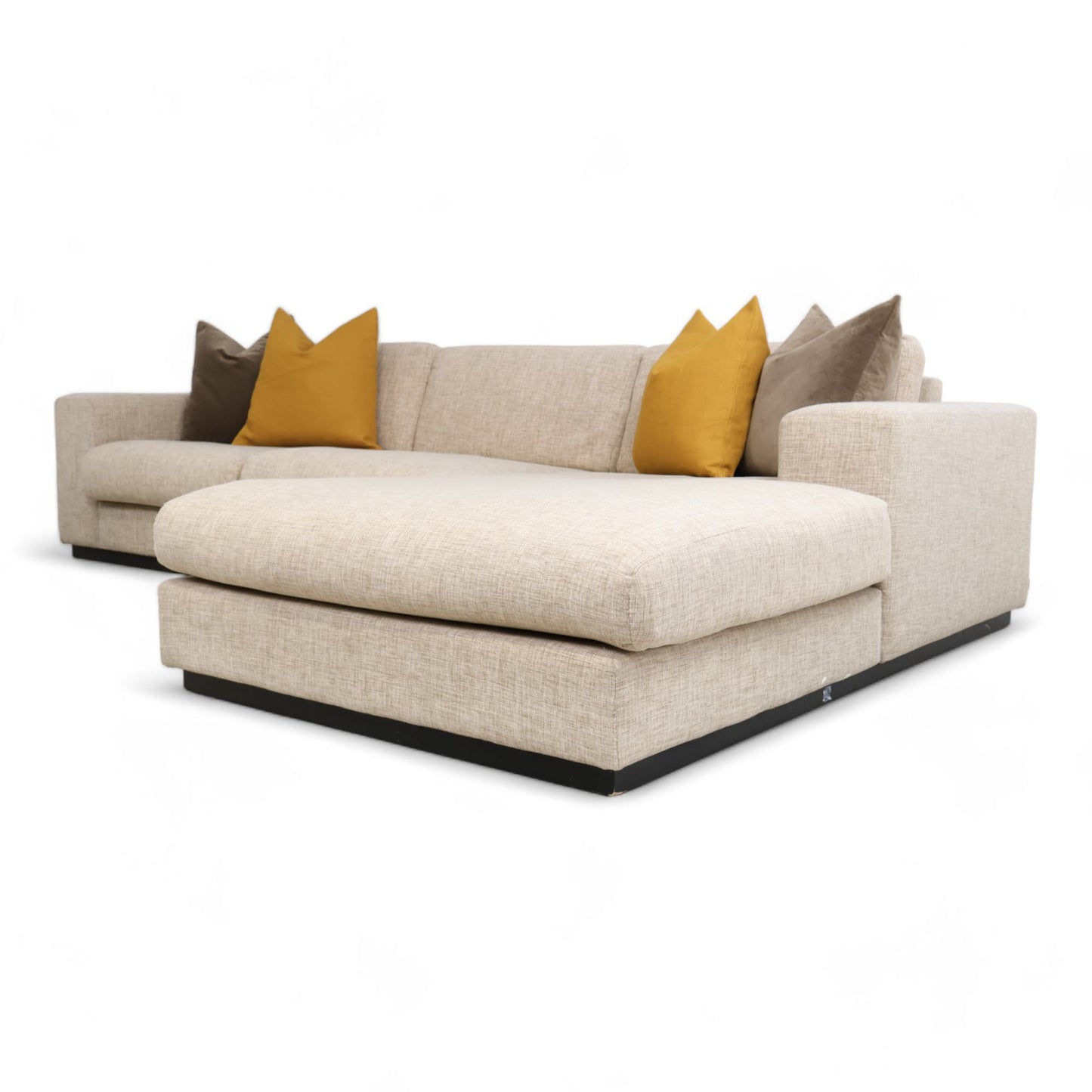 Nyrenset | Beige Bolia Sepia 3-seter sofa med sjeselong