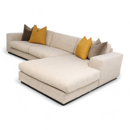 Nyrenset | Beige Bolia Sepia 3-seter sofa med sjeselong