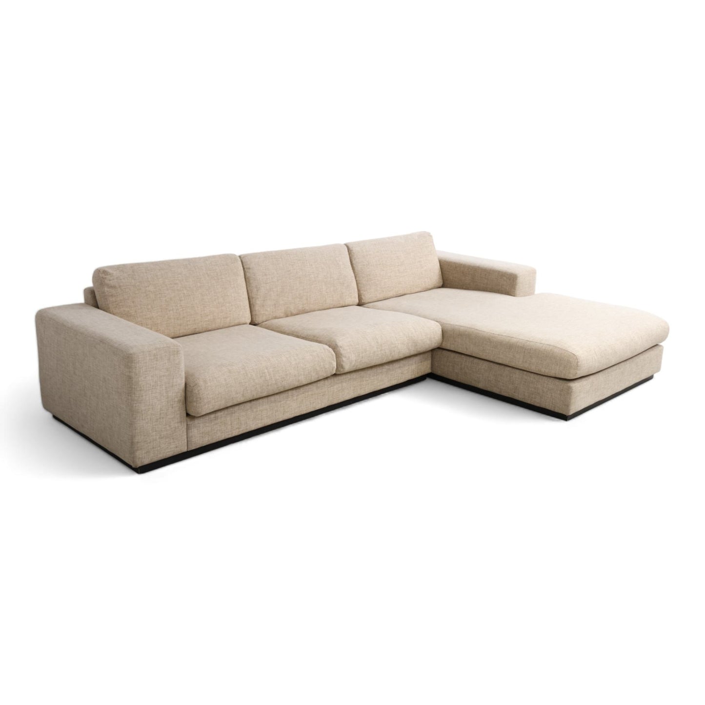 Nyrenset | Beige Bolia Sepia 3-seter sofa med sjeselong