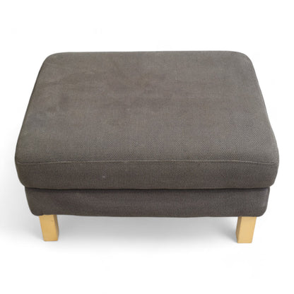 Nyrenset | Ikea KARLSTAD sovesofa med puff