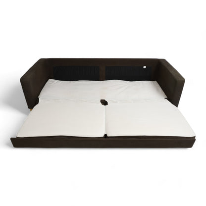 Nyrenset | Ikea KARLSTAD sovesofa med puff