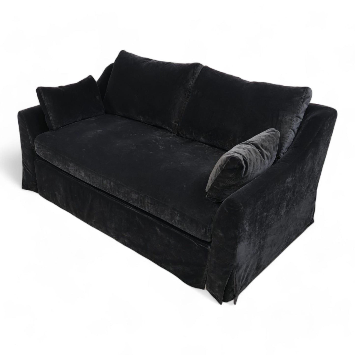 Nyrenset | IKEA FÄRLÖV sovesofa i sort tekstil