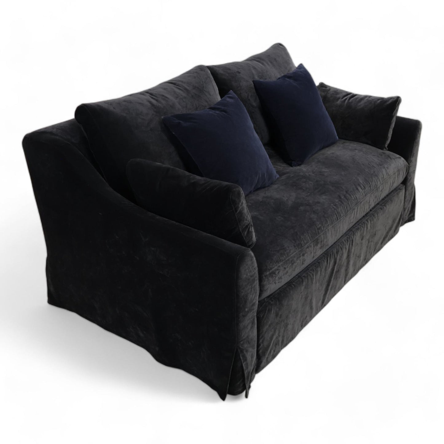 Nyrenset | IKEA FÄRLÖV sovesofa i sort tekstil