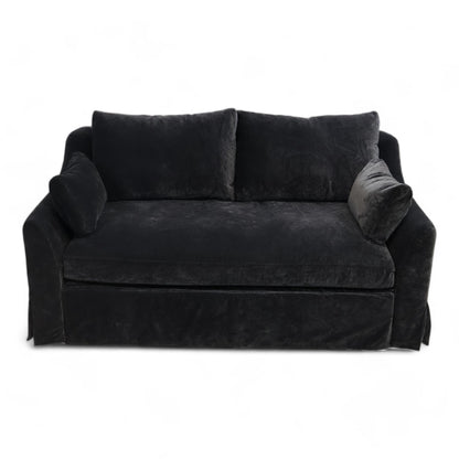 Nyrenset | IKEA FÄRLÖV sovesofa i sort tekstil