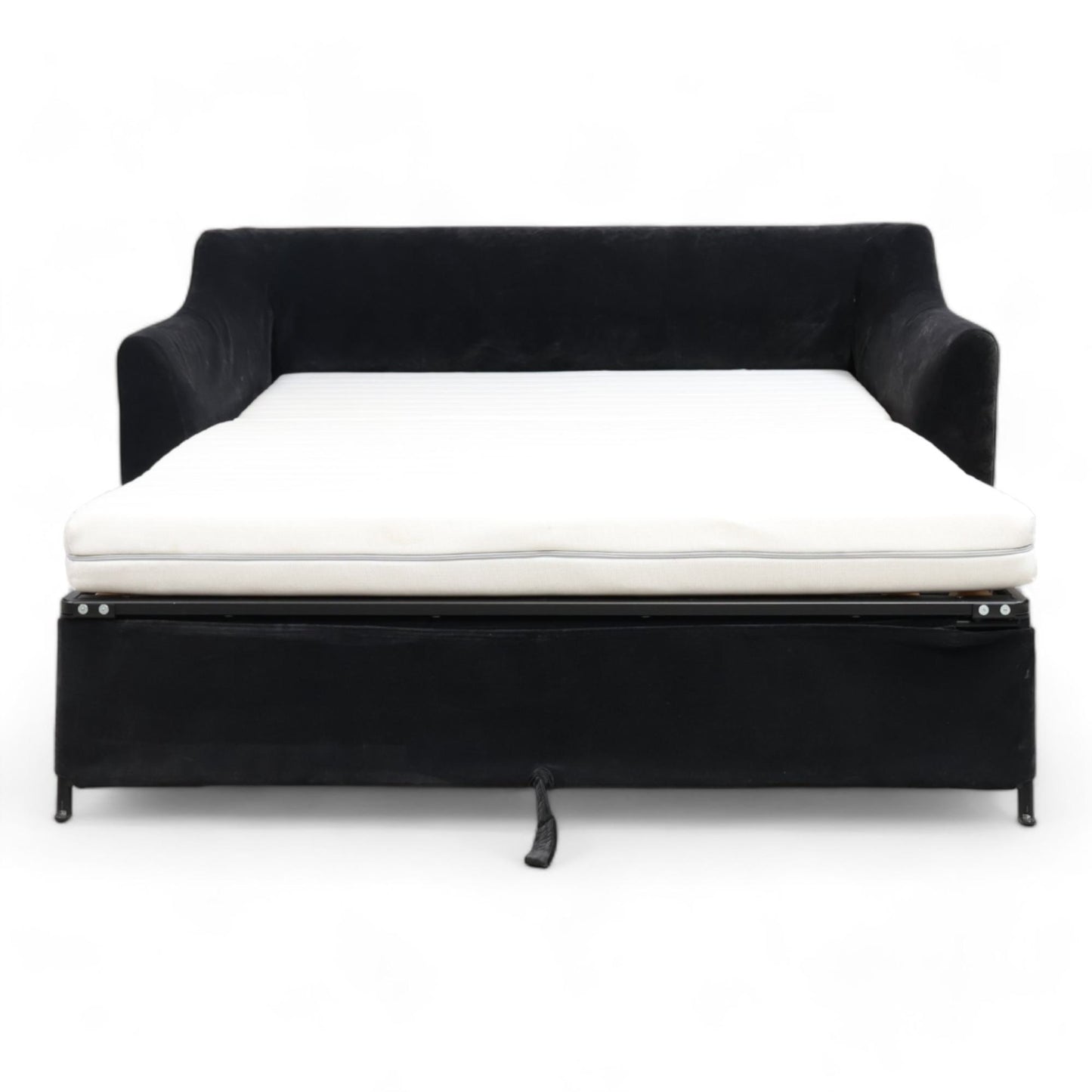 Nyrenset | IKEA FÄRLÖV sovesofa i sort tekstil