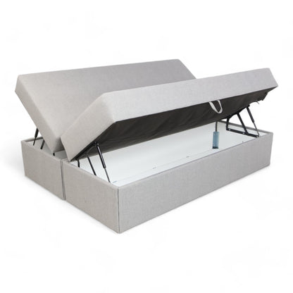 Nyrenset | Jysk DreamZone C50 Gold Seng med oppbevaring 150x200