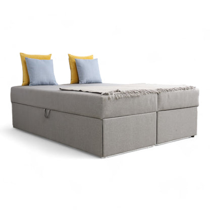 Nyrenset | Jysk DreamZone C50 Gold Seng med oppbevaring 150x200