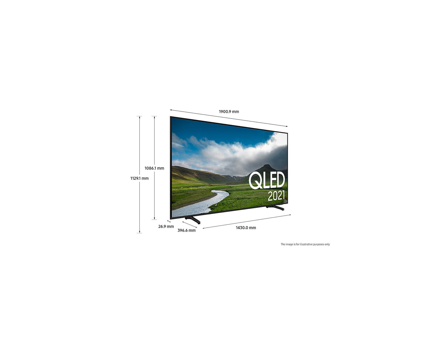 Utmerket tilstand | Samsung QE85Q60AAU Serie 6 85" QLED 4K Smart TV - Sort
