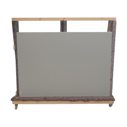 Whiteboard med glassflate, 148 x 104cm