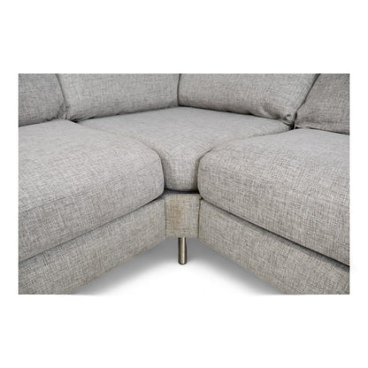 Nyrenset | Habitat Arctic U-sofa med nakkestøtte og puff